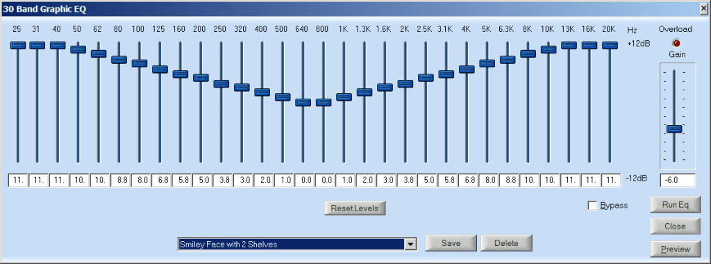 31-band EQ