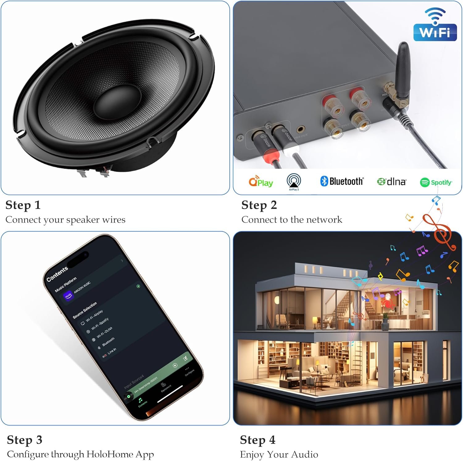 HoloHome APP control streameramp pro
