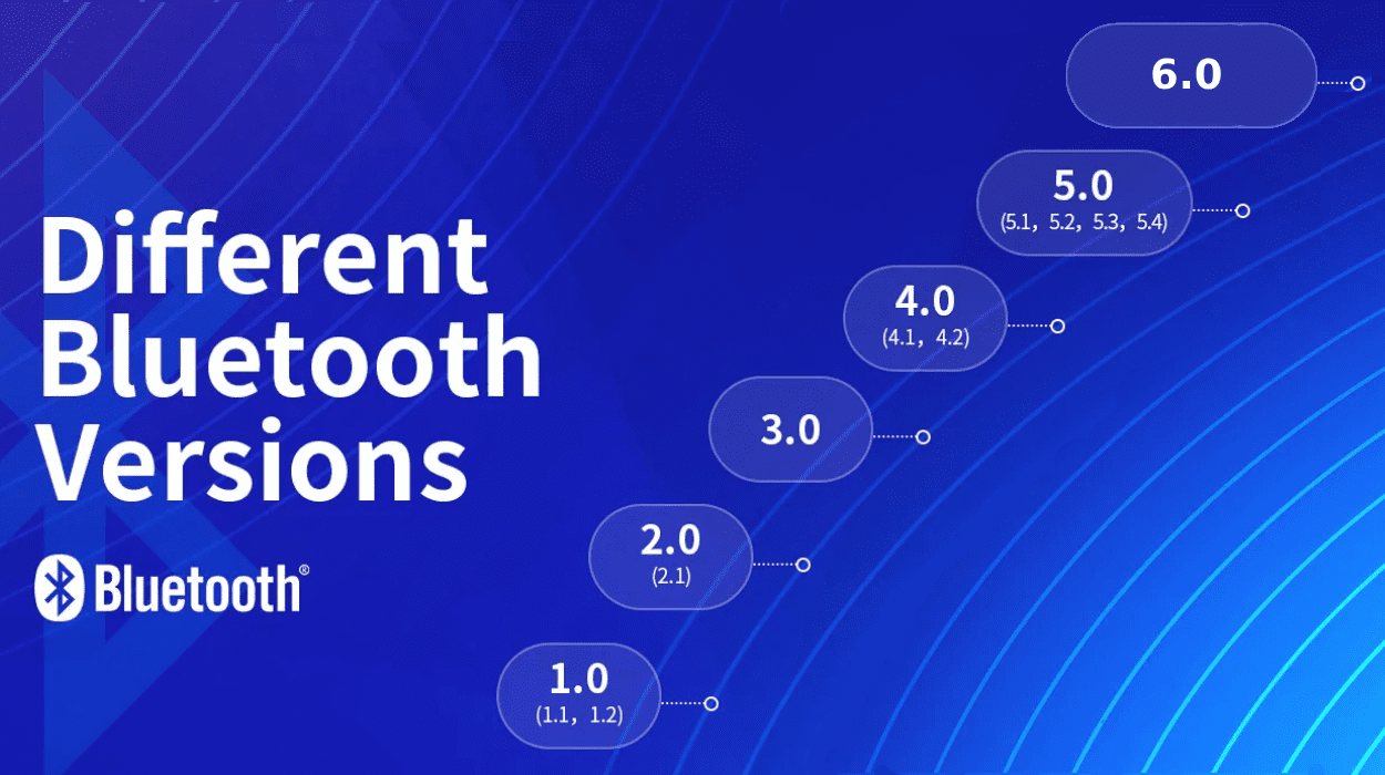Different Bluetooth Version and bluetoorh history