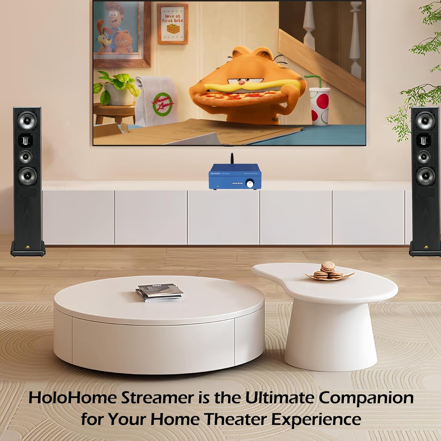 HoloHome Streamer amplifier enhancing your home theater setup-2